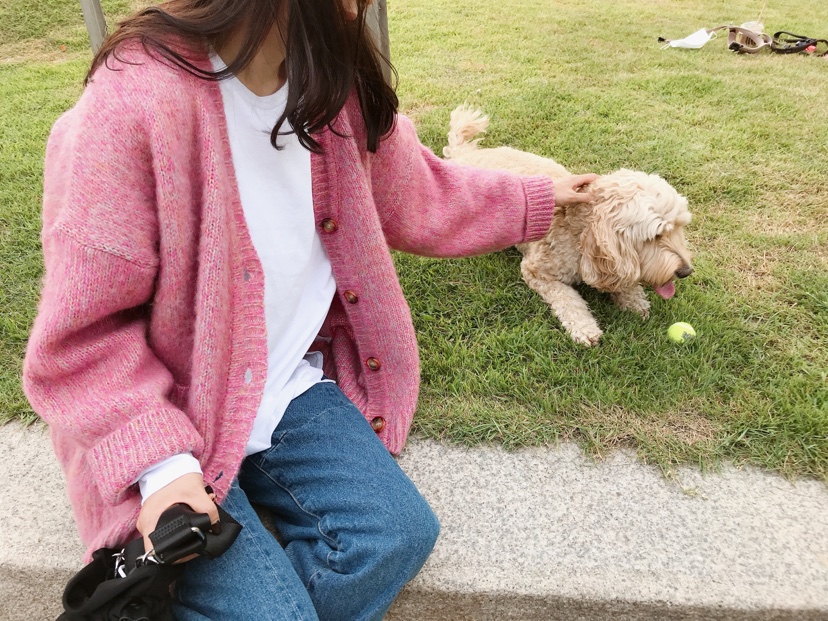 空東大門㊣代購女裝新款職業時尚真品推薦25秋冬針織衫開衫HANNA-A針織衫