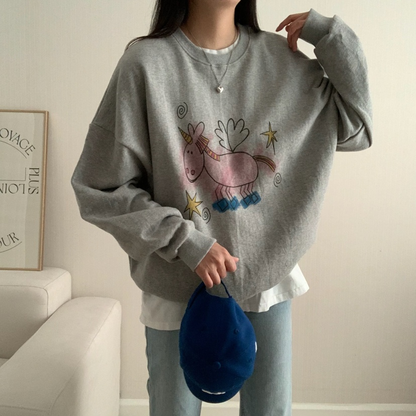 FROMJINI東大門㊣實拍女裝新品熱賣時尚推薦25秋冬人氣衛衣FROMJINI衛衣