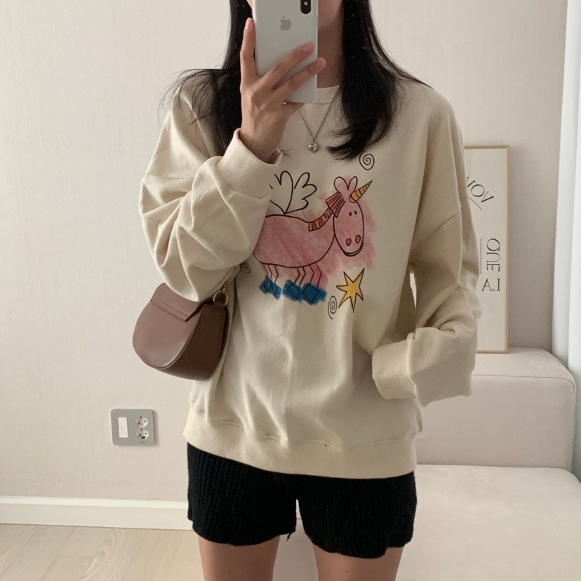 FROMJINI東大門㊣實拍女裝新品熱賣時尚推薦25秋冬人氣衛衣FROMJINI衛衣