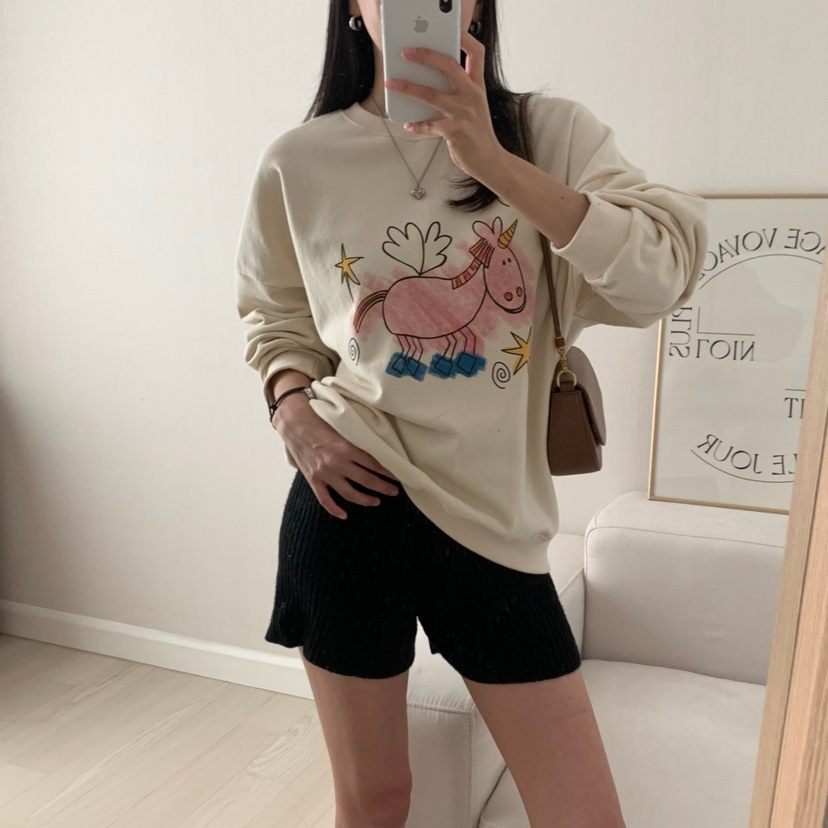 FROMJINI東大門㊣實拍女裝新品熱賣時尚推薦25秋冬人氣衛衣FROMJINI衛衣
