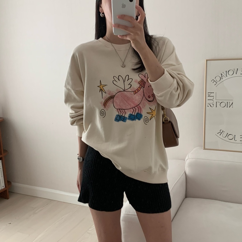 FROMJINI東大門㊣實拍女裝新品熱賣時尚推薦25秋冬人氣衛衣FROMJINI衛衣圖色2