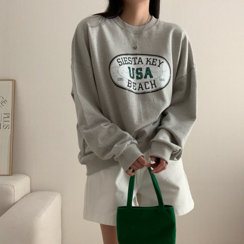 HELLO JINI韓國代購㊣女裝新品25秋冬時尚熱賣真品人氣衛衣HELLO JINI衛衣