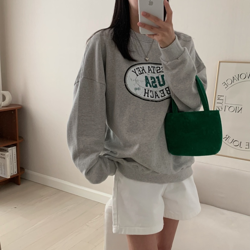 HELLO JINI韓國代購㊣女裝新品25秋冬時尚熱賣真品人氣衛衣HELLO JINI衛衣