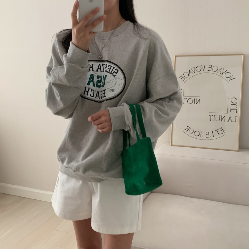HELLO JINI韓國代購㊣女裝新品25秋冬時尚熱賣真品人氣衛衣HELLO JINI衛衣