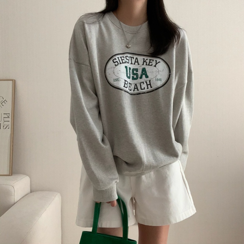 HELLO JINI韓國代購㊣女裝新品25秋冬時尚熱賣真品人氣衛衣HELLO JINI衛衣