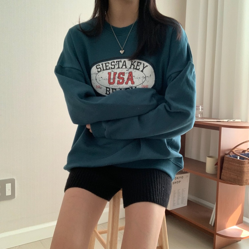 HELLO JINI韓國代購㊣女裝新品25秋冬時尚熱賣真品人氣衛衣HELLO JINI衛衣