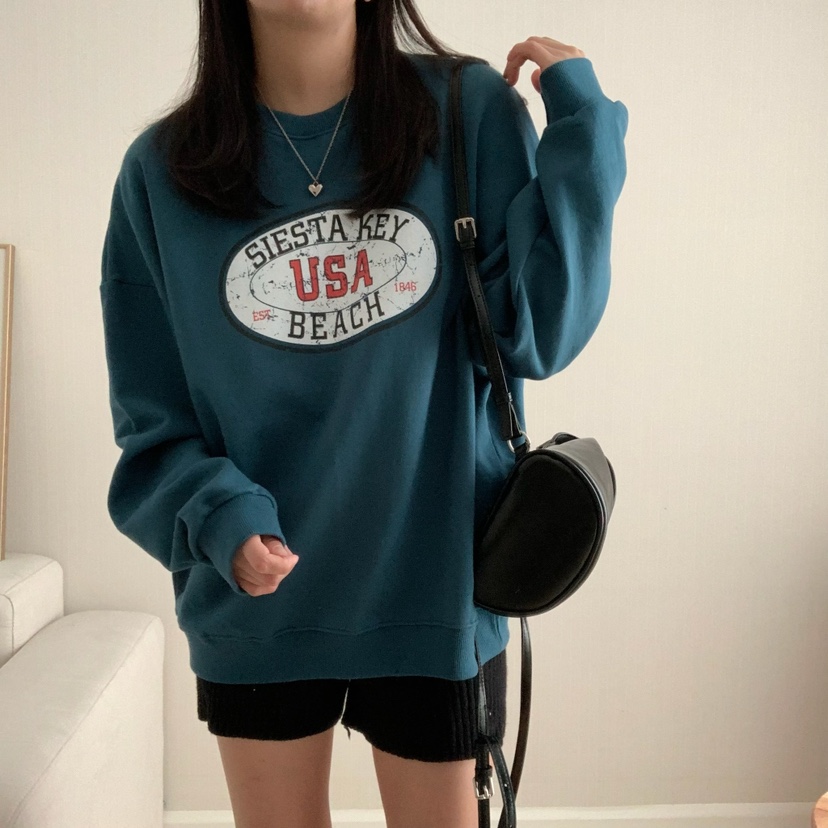 HELLO JINI韓國代購㊣女裝新品25秋冬時尚熱賣真品人氣衛衣HELLO JINI衛衣