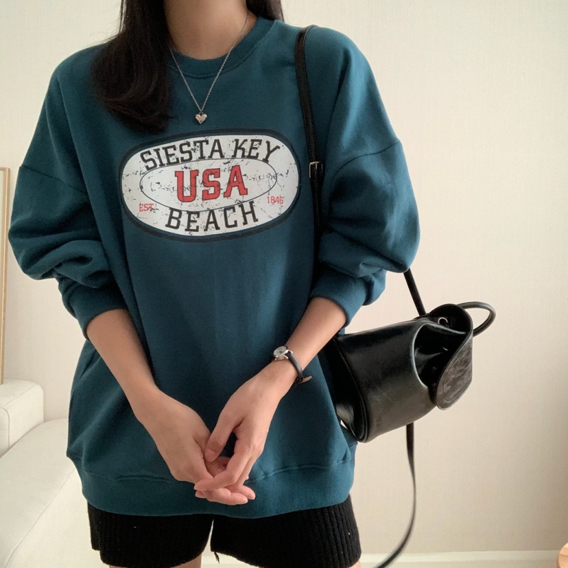 HELLO JINI韓國代購㊣女裝新品25秋冬時尚熱賣真品人氣衛衣HELLO JINI衛衣