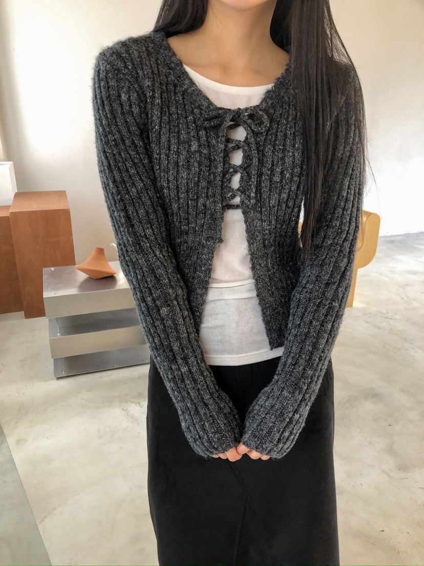 DARLUZ_MI韓國代購㊣女士新款人氣時尚真品職業針織衫不含內搭DARLUZ_MI針織衫圖色4