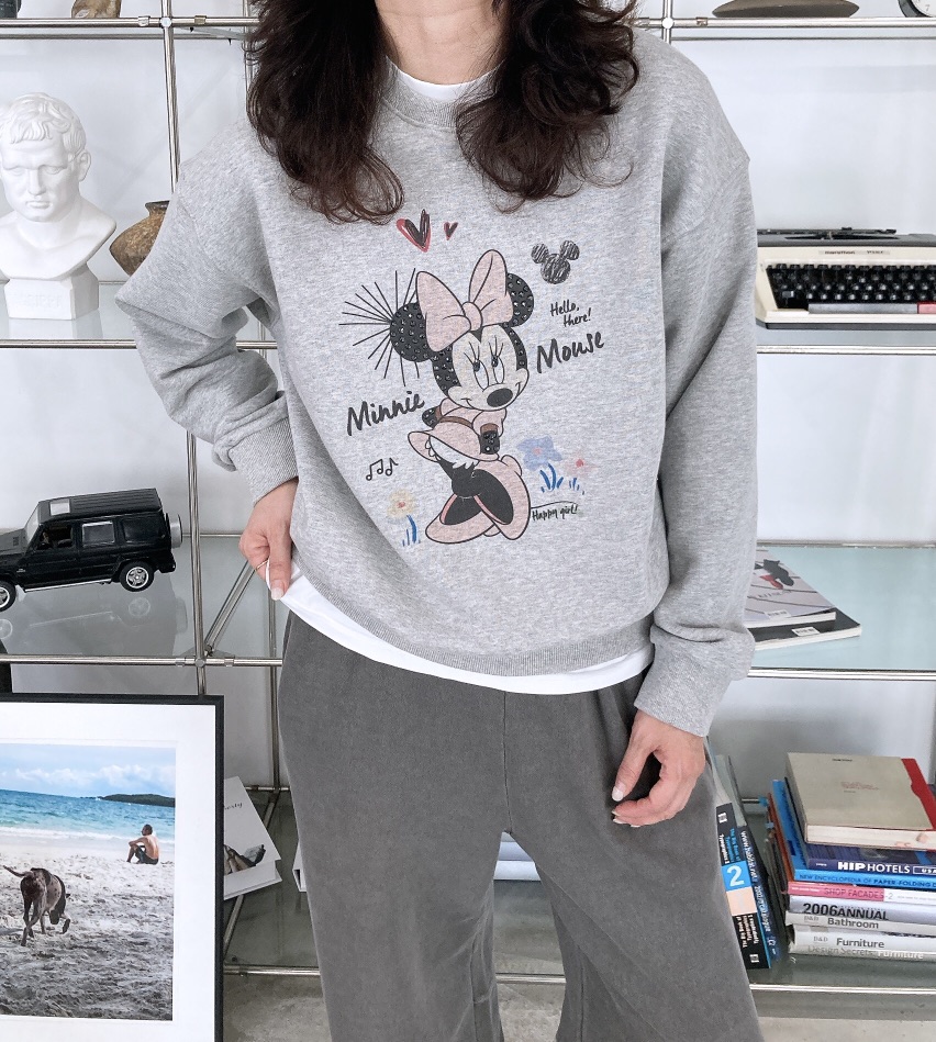 空韓國代購㊣女裝新品真品人氣休閑熱賣職業推薦時尚25秋冬衛衣HANNA-A衛衣