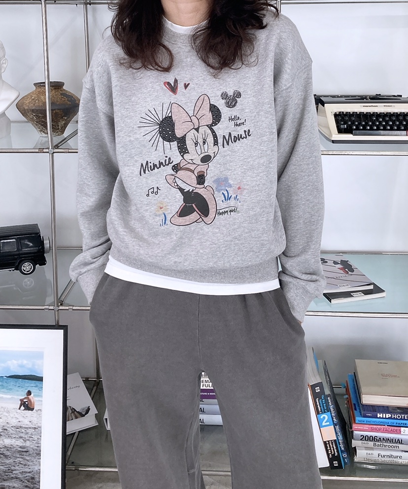 空韓國代購㊣女裝新品真品人氣休閑熱賣職業推薦時尚25秋冬衛衣HANNA-A衛衣