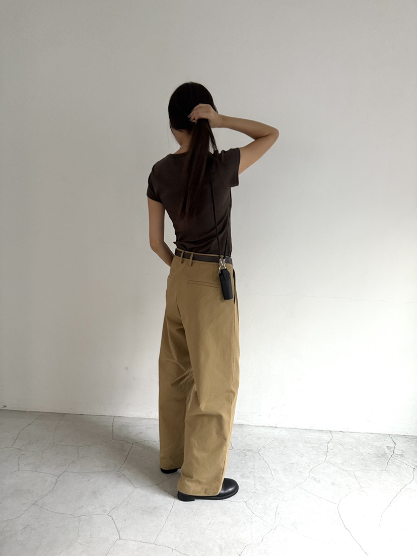 MUSE-P東大門㊣實拍女裝新款推薦時尚休閑人氣休閑褲不含腰帶MUSE-P休閑褲