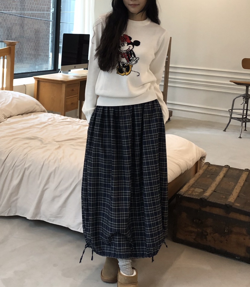 空韓國直郵㊣女裝新款休閑推薦真品熱賣時尚25秋冬人氣長裙HANNA-A長裙