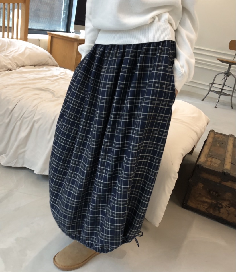 空韓國直郵㊣女裝新款休閑推薦真品熱賣時尚25秋冬人氣長裙HANNA-A長裙