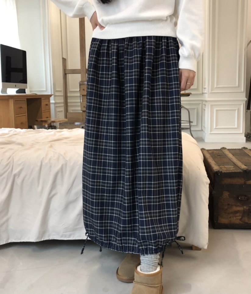 空韓國直郵㊣女裝新款休閑推薦真品熱賣時尚25秋冬人氣長裙HANNA-A長裙