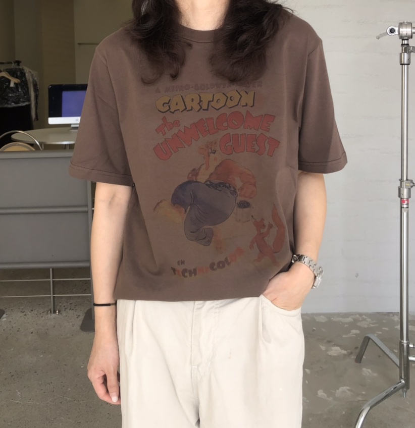 空東大門㊣直郵女裝新款人氣休閑推薦職業真品時尚熱賣25秋冬T恤HANNA-AT恤圖色2
