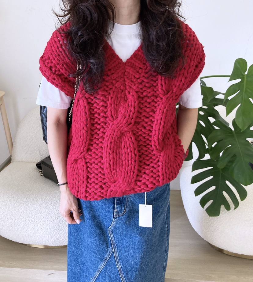 空東大門㊣實拍女士新品熱賣真品25秋冬人氣時尚針織衫手工HANNA-A針織衫