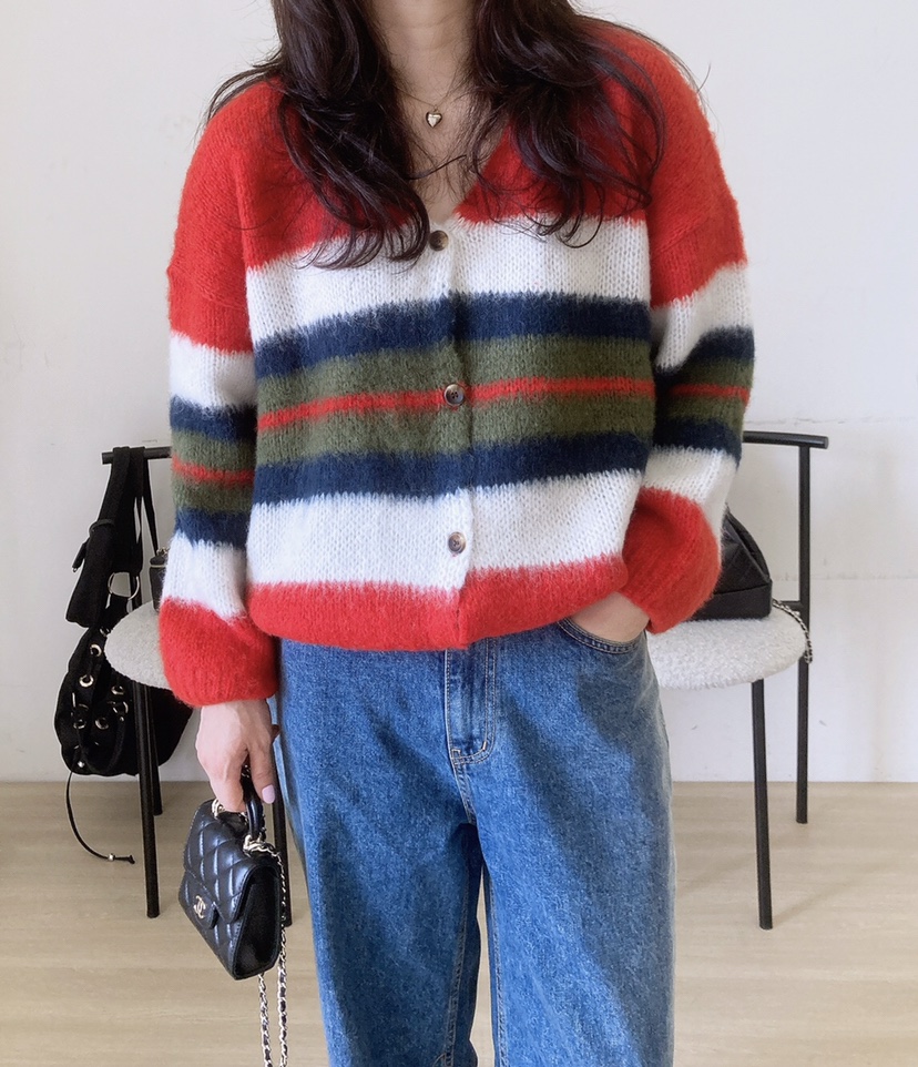 空韓國直郵㊣女士新品人氣時尚推薦25秋冬熱賣休閑真品針織衫HANNA-A針織衫