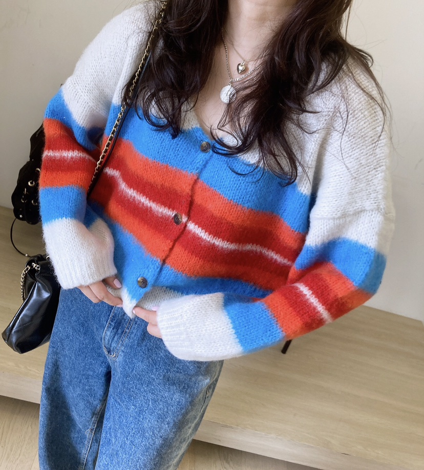 空韓國直郵㊣女士新品人氣時尚推薦25秋冬熱賣休閑真品針織衫HANNA-A針織衫