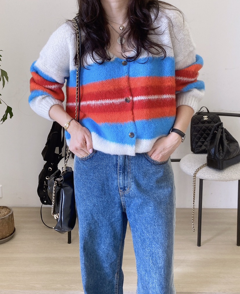 空韓國直郵㊣女士新品人氣時尚推薦25秋冬熱賣休閑真品針織衫HANNA-A針織衫
