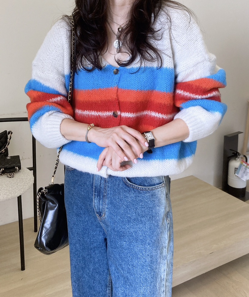 空韓國直郵㊣女士新品人氣時尚推薦25秋冬熱賣休閑真品針織衫HANNA-A針織衫