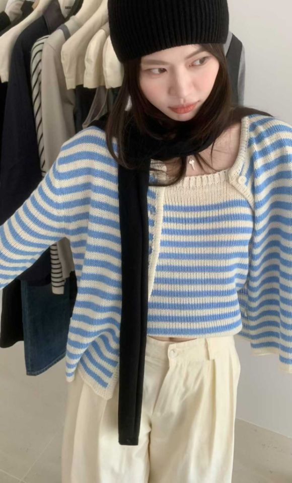 STAY HERE東大門㊣實拍女士新品人氣休閑真品套裝不含脖帶STAY HERE套裝