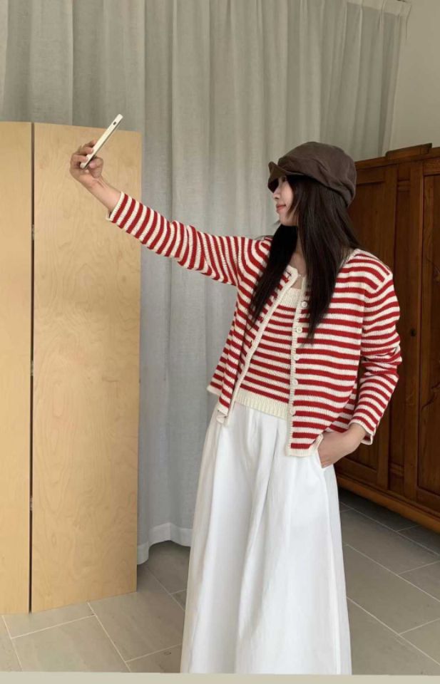 STAY HERE東大門㊣實拍女士新品人氣休閑真品套裝不含脖帶STAY HERE套裝圖色2