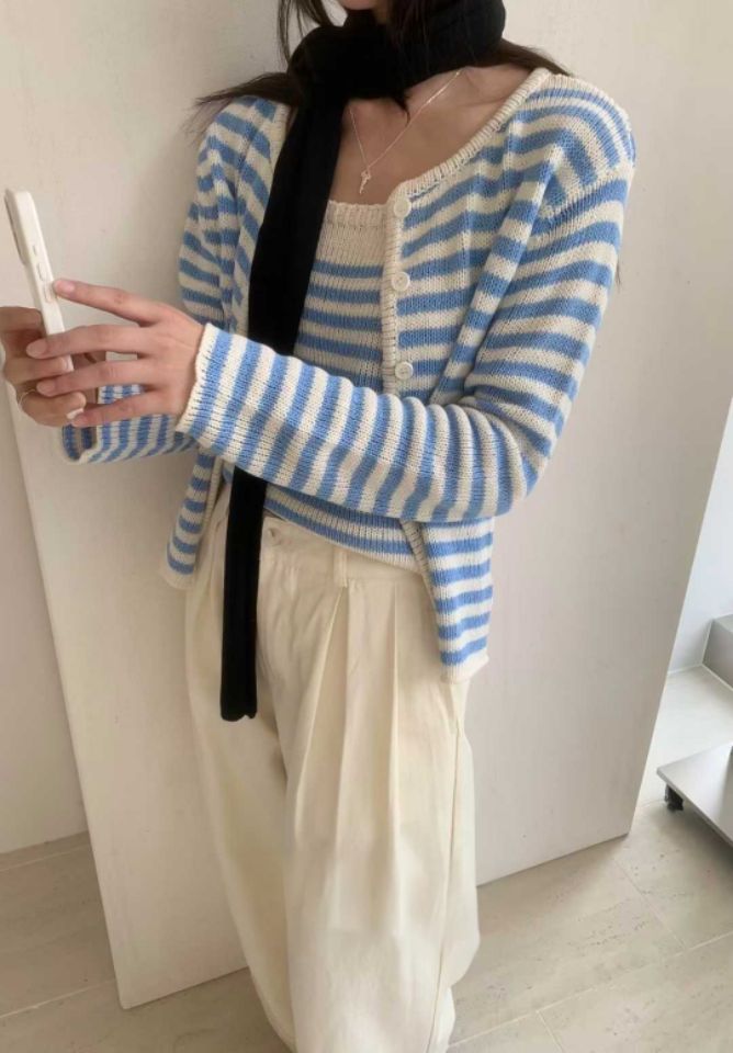 STAY HERE東大門㊣實拍女士新品人氣休閑真品套裝不含脖帶STAY HERE套裝圖色3
