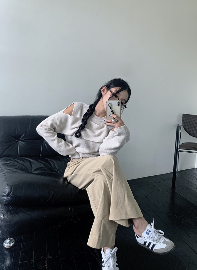 DAMBER韓國直郵㊣女裝新品熱賣推薦人氣25秋冬休閑職業針織衫DAMBER針織衫