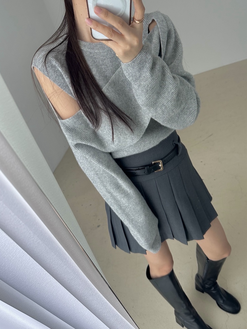 DAMBER韓國直郵㊣女裝新品熱賣推薦人氣25秋冬休閑職業針織衫DAMBER針織衫