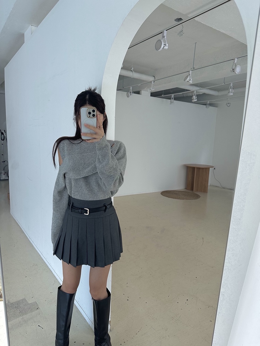 DAMBER韓國直郵㊣女裝新品熱賣推薦人氣25秋冬休閑職業針織衫DAMBER針織衫