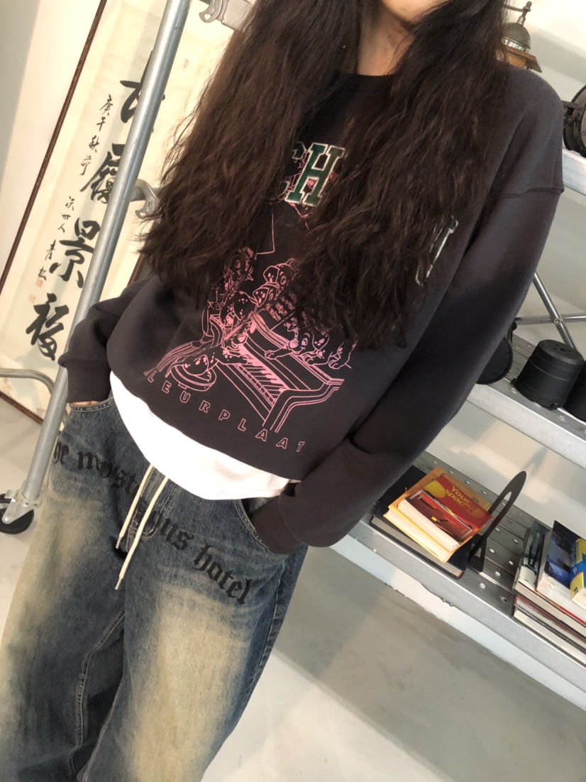 空東大門㊣代購女裝新品真品職業熱賣時尚25秋冬人氣休閑衛衣HANNA-A衛衣