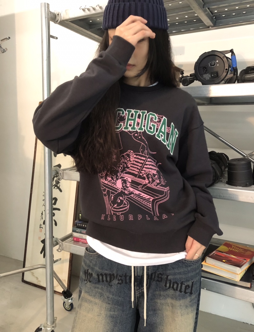 空東大門㊣代購女裝新品真品職業熱賣時尚25秋冬人氣休閑衛衣HANNA-A衛衣