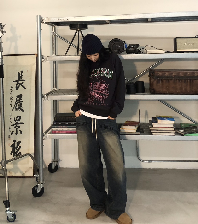 空東大門㊣代購女裝新品真品職業熱賣時尚25秋冬人氣休閑衛衣HANNA-A衛衣