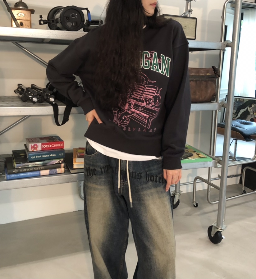 空東大門㊣代購女裝新品真品職業熱賣時尚25秋冬人氣休閑衛衣HANNA-A衛衣
