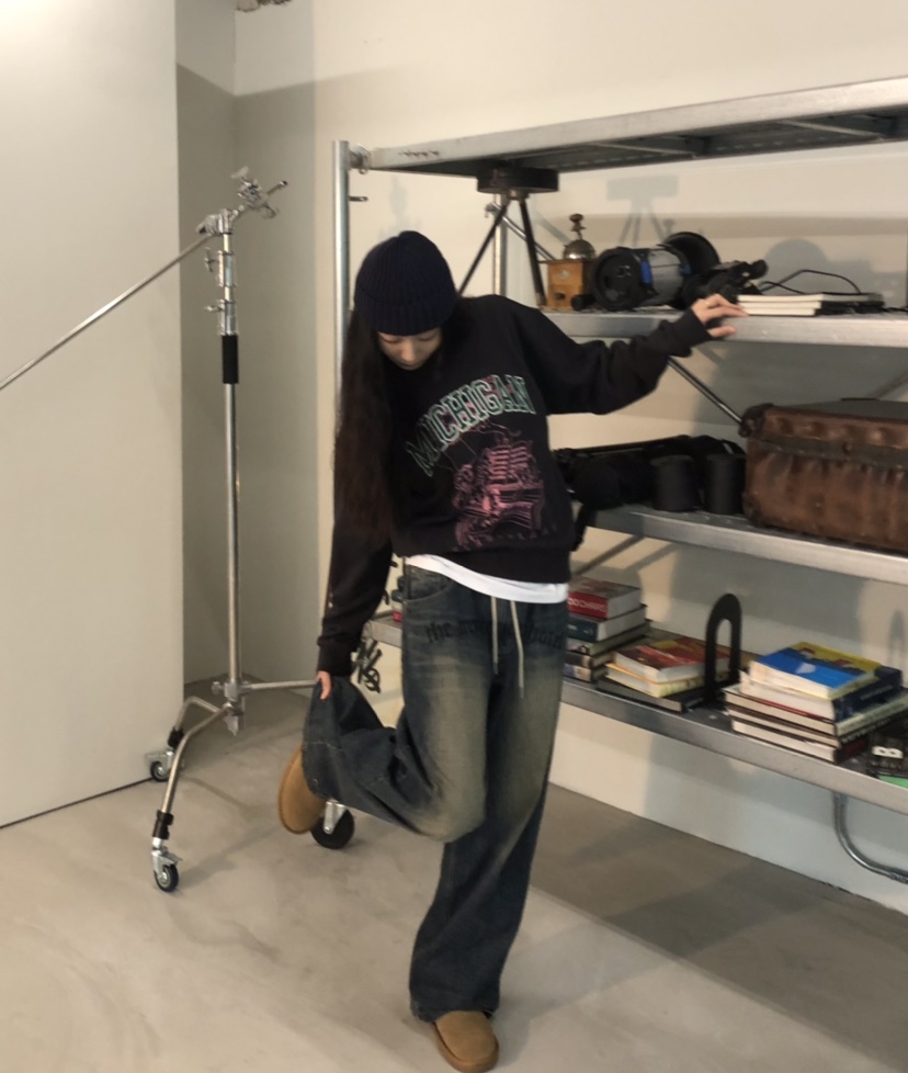 空東大門㊣代購女裝新品真品職業熱賣時尚25秋冬人氣休閑衛衣HANNA-A衛衣