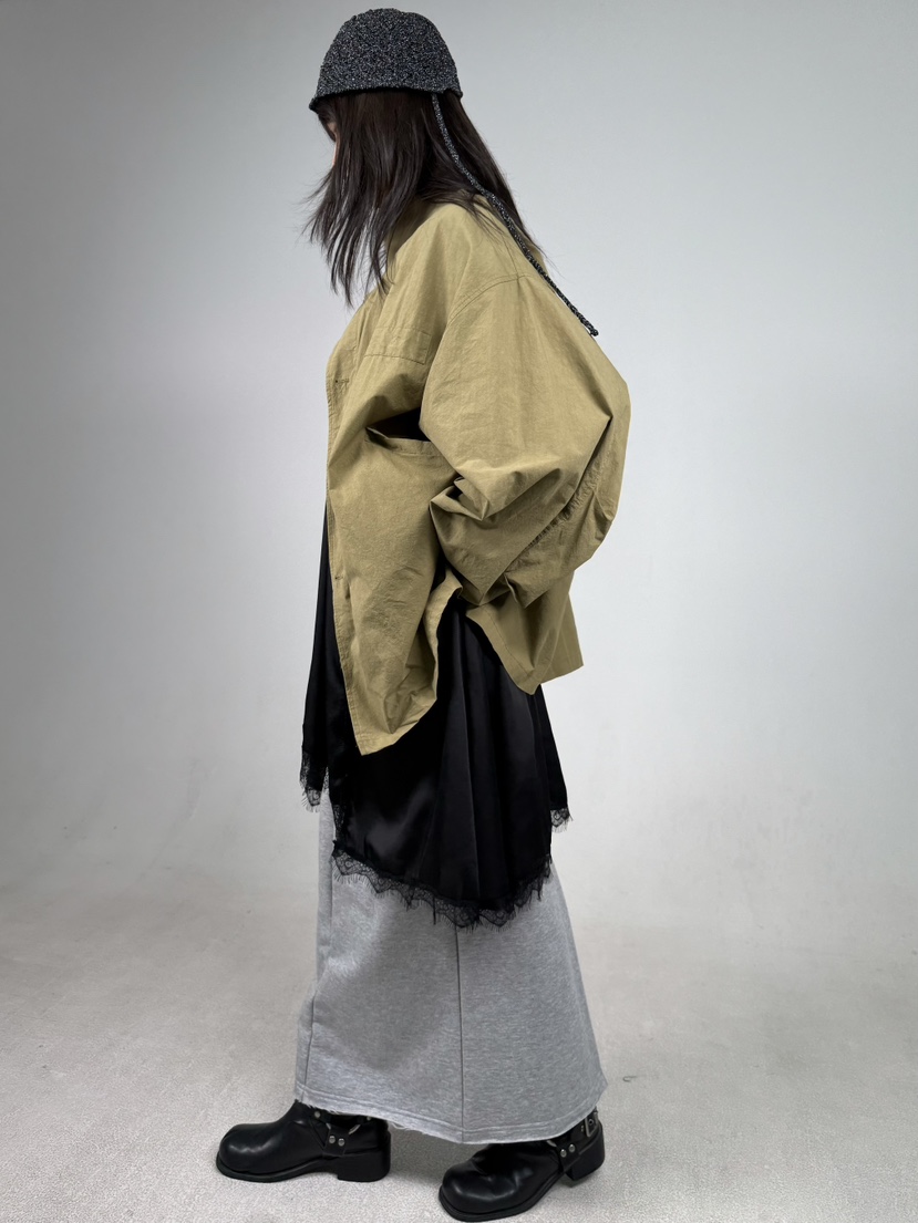 SHIRRING東大門㊣代購女裝新品真品休閑人氣熱賣夾克棉質雙層SHIRRING夾克