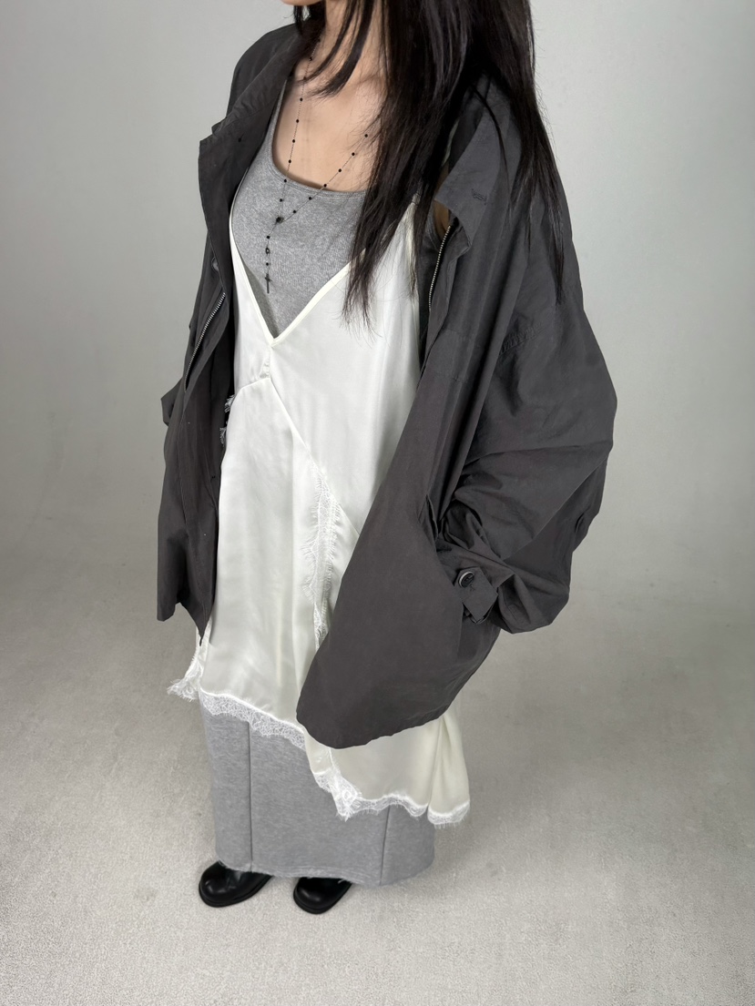 SHIRRING東大門㊣代購女裝新品真品休閑人氣熱賣夾克棉質雙層SHIRRING夾克