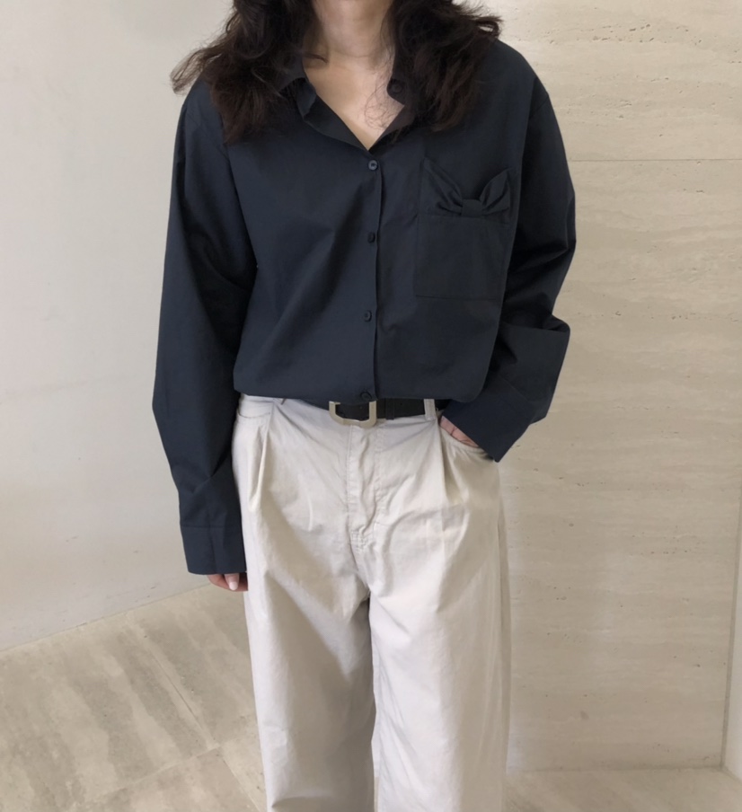 空韓國代購㊣女士新品職業推薦熱賣人氣真品時尚襯衫蕾絲衫HANNA-A襯衫/蕾絲衫