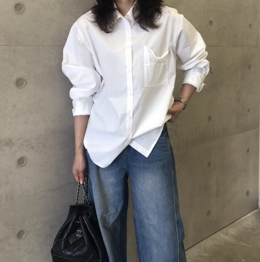 空韓國代購㊣女士新品職業推薦熱賣人氣真品時尚襯衫蕾絲衫HANNA-A襯衫/蕾絲衫圖色2