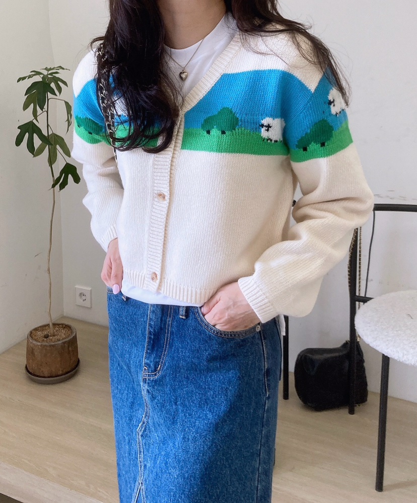 空韓國直郵㊣女士新款推薦25秋冬熱賣真品職業人氣休閑針織衫HANNA-A針織衫