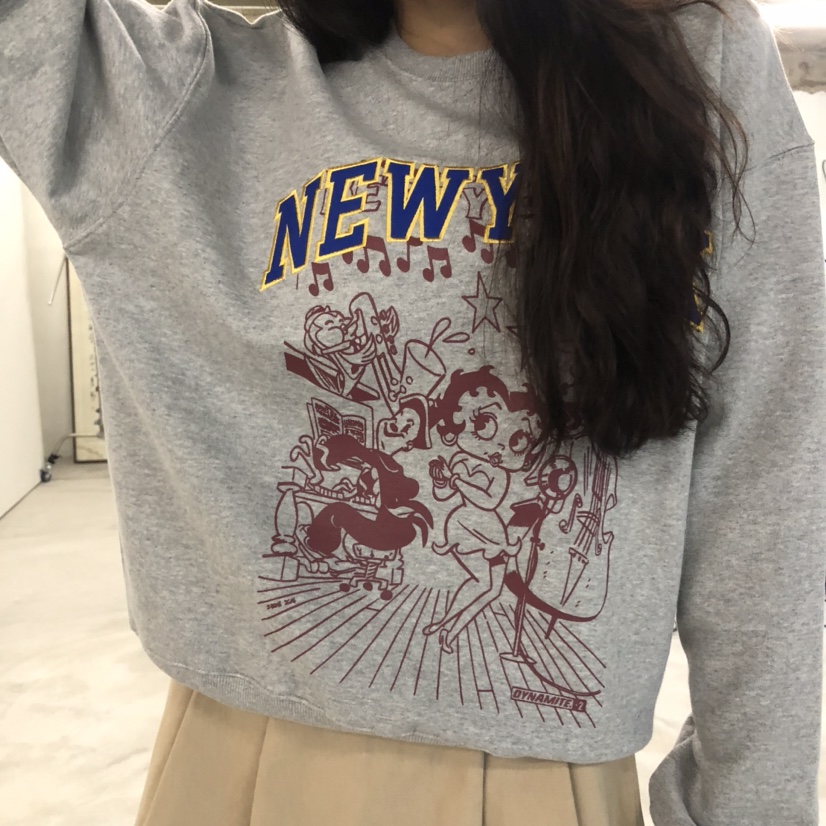 空東大門㊣直郵女裝新款人氣職業推薦時尚25秋冬熱賣真品衛衣HANNA-A衛衣