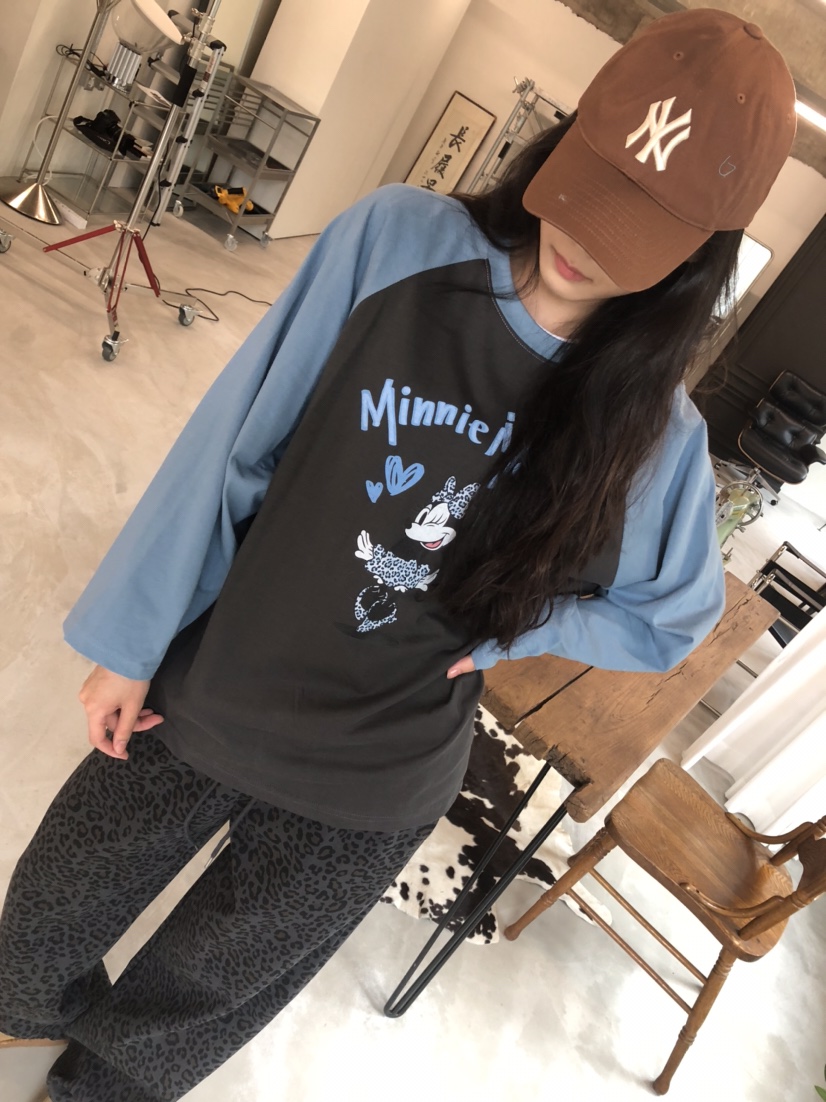 空韓國直郵㊣女士新品時尚推薦人氣職業25秋冬長袖T恤不含腰帶HANNA-A長袖T恤