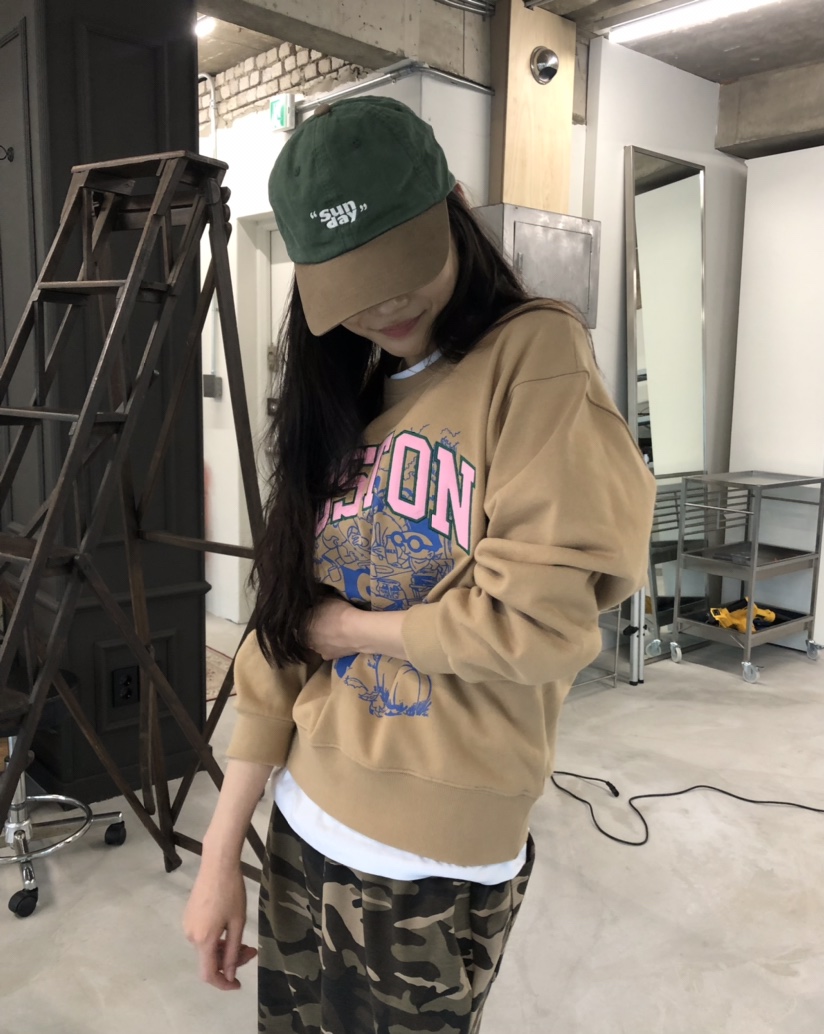 空韓國直郵㊣女士新品人氣25秋冬推薦休閑熱賣真品時尚衛衣HANNA-A衛衣