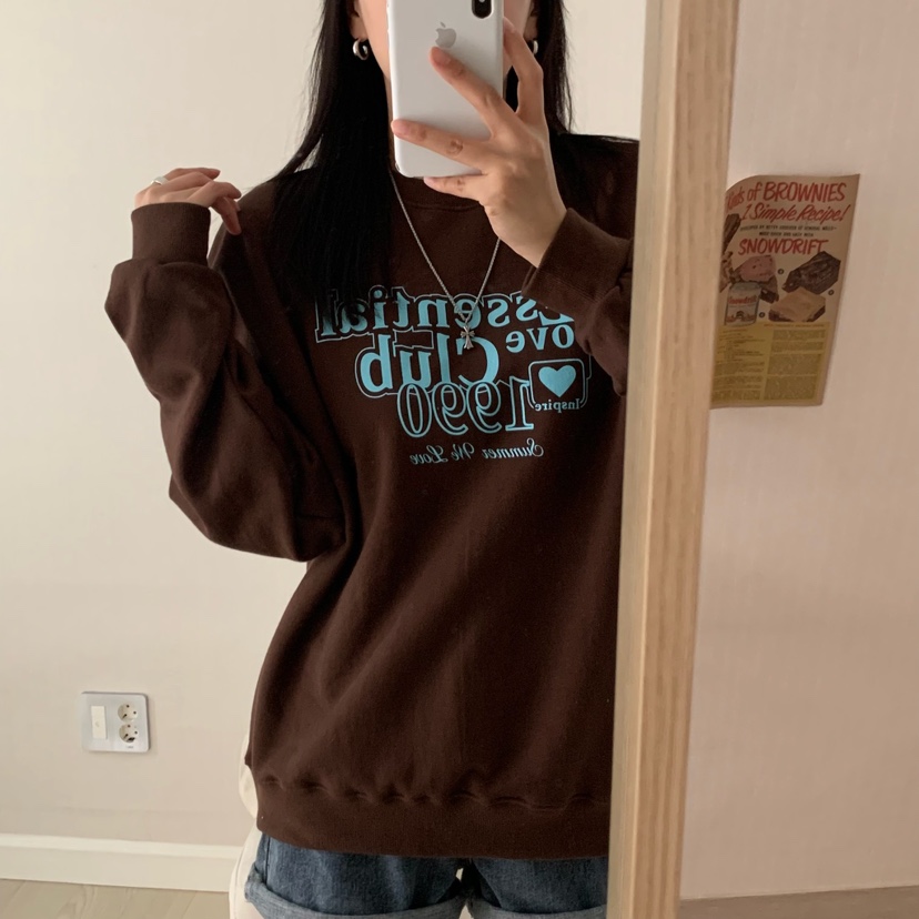 FROMJINI韓國代購㊣女士新品推薦時尚職業25秋冬熱賣真品衛衣FROMJINI衛衣
