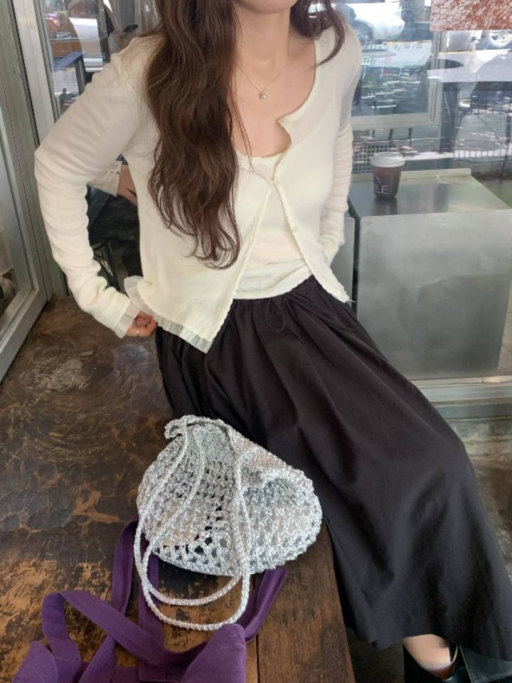 STAY HERE韓國代購㊣女裝新款職業時尚熱賣人氣25秋冬套裝蕾絲STAY HERE套裝圖色1
