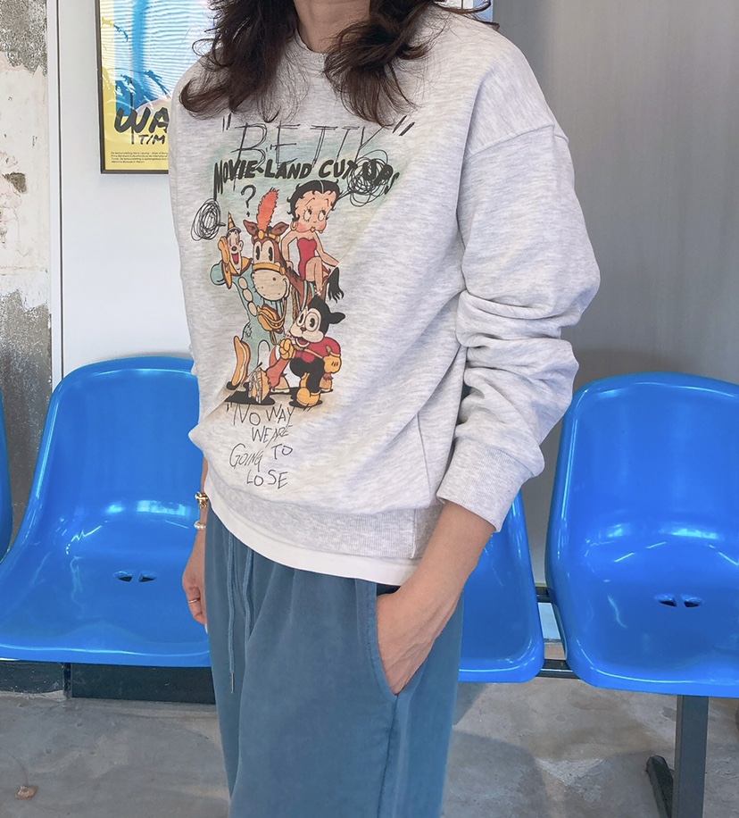 空韓國直郵㊣女裝新款25秋冬休閑推薦人氣熱賣真品職業衛衣HANNA-A衛衣
