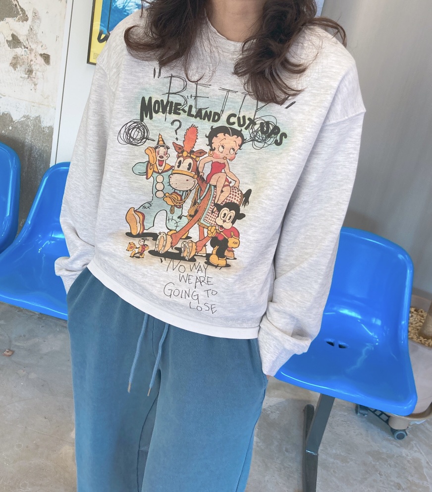空韓國直郵㊣女裝新款25秋冬休閑推薦人氣熱賣真品職業衛衣HANNA-A衛衣