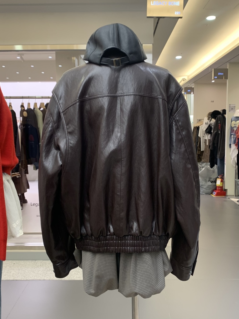 VAARA韓國代購㊣女士新款熱賣時尚25秋冬人氣真品職業夾克皮革VAARA夾克