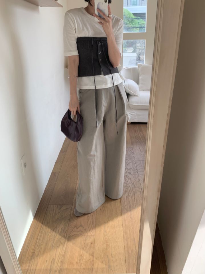 MARE韓國代購㊣女裝新品真品時尚熱賣職業25秋冬休閑吊帶背心MARE吊帶/背心